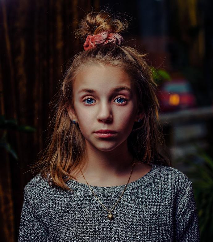 girl's portrait photography